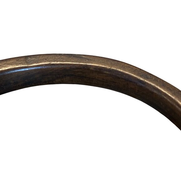 Vintage Carved Wooden Bangle Bracelet - Picture 7 of 7